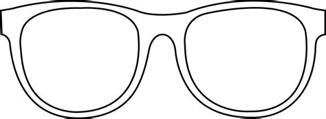 sunglasses template coloring pages